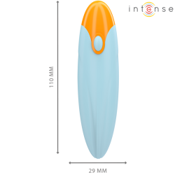 Intense - Mike Bullet Vibrant 10 Vibrations Bleu